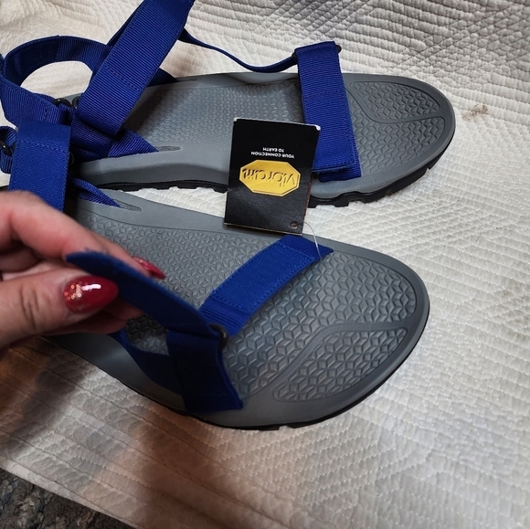 NWT Merrell Breakwater Strap Sandals - Men\'s Size 12. Blue/Grey. main image 10